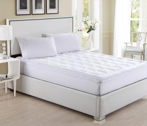 China Waterproof Cotton/Polyester Blend Mattress Protector - Fitted Sheet Style on sale
