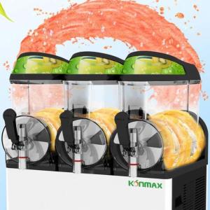 R404A 3 Tank Home Slush Making Machine Magnetic Transmission With LED Light Box