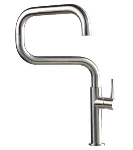 Stainless steel 304 material Griferias Cocina Deck Mounted Flexible Kitchen Touch Faucet With Swivel Spout Pipe
