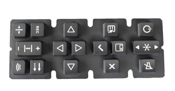 Cheap Waterproof Panel Mount Keyboard 16 Keys No Electronics Controller With USB / PS2 Function for sale