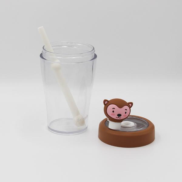 Cheap 430ml Reusable Plastic Shaker Water Bottle Unisex Applicable for sale