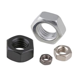 China Metric Measurement Metric ISO Din Hexagon Nut with Zinc Plating Black DIN 934 on sale