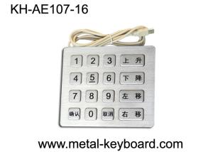 China USB Interface Stainless Steel Kiosk metal Keypad with 16 keys on sale
