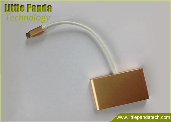 Cheap 2016 Gold Plated 4 Ports Ethernet Hub USB 3.1 Type C Hub 4 Ports USB Hub for sale