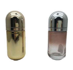 China High End Antique Glass Perfume Bottles , Refillable Perfume Spray Bottle With Magnetic Cap on sale