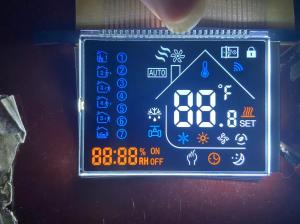 Best Custom Negative 12 O Clock VA LCD Display Transmissive Digit Graphic Lcd Glass Va Panel For Thermostat wholesale