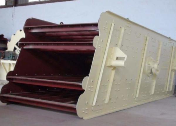 Cheap Three Layer Linear Vibrating Screen , High Frequency Vibrating Screen for sale