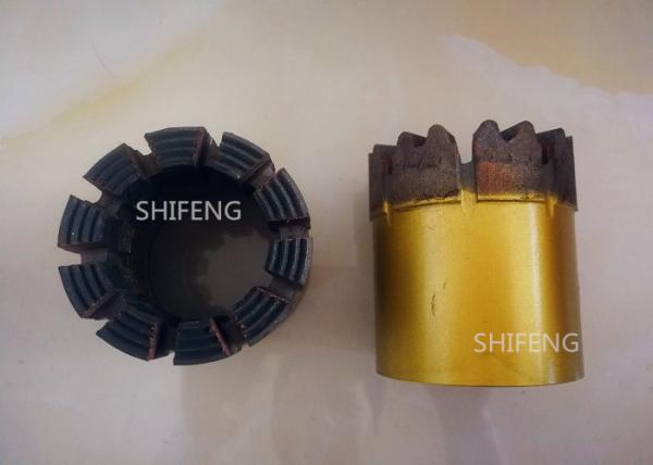 Cheap Petroleum Industry NQ Core Bit , Diamond Tipped Core Drill Bits Mechanical Processes for sale