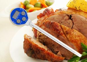 China Professional Instant Read Thermometer Auto Calibration Round Face For Cooking Meat on sale