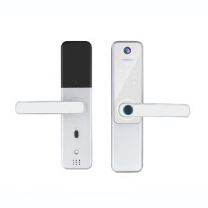 Best Qleung S802MAX Smartlocks Fingerprint Wifi Tuya App Remote Unlock Card Code Camera Digital Home Door wholesale