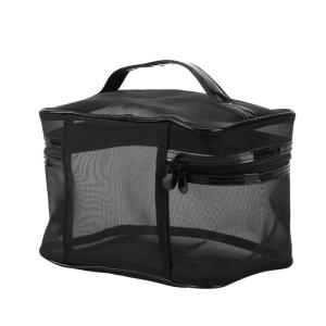 Best Breathable Transparent Mesh Cosmetic Bag Large Capacity Portable Storage wholesale