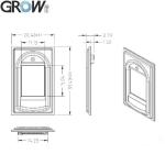 GROW R306/R306S Biometric USB UART Capacitive FPC1011F3 Fingerprint Module