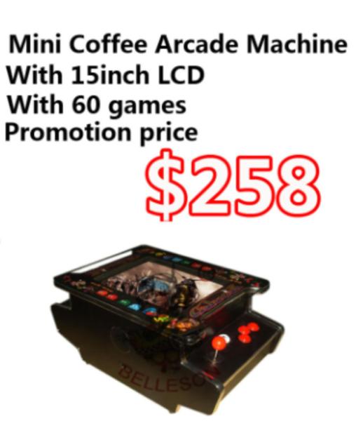 Cheap 15 Inch LCD Screen Mini Pac Man Arcade Game Machine Two Side Two Player for sale