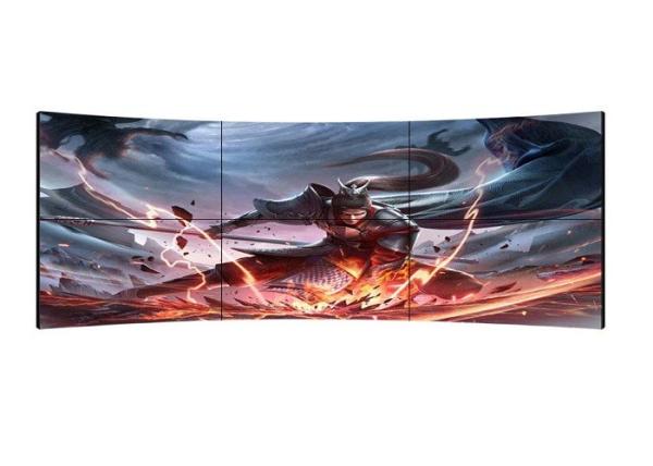 Cheap Multi Interface Curved LCD Video Wall Remote Control Function Super Clear 4k Resolution for sale