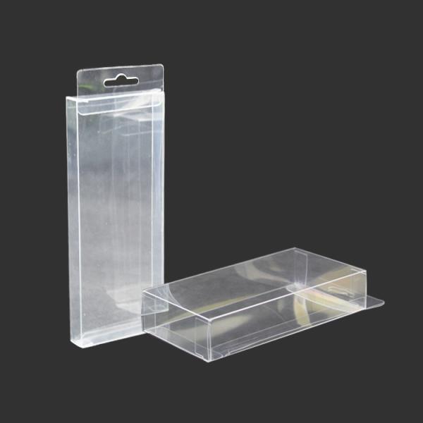 Cheap Custom Made Rectangle Durable Clear Plastic Folding Boxes for sale