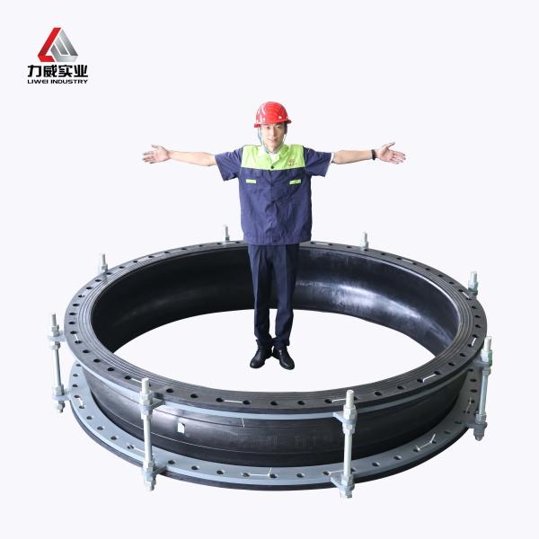 Cheap Single Sphere Flexible Rubber Joint With Flange Large Diameter Customizable for sale