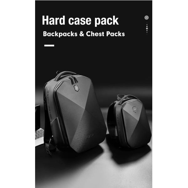 EVA Hard Shell Computer Modern Laptop Backpack 22L Business Use