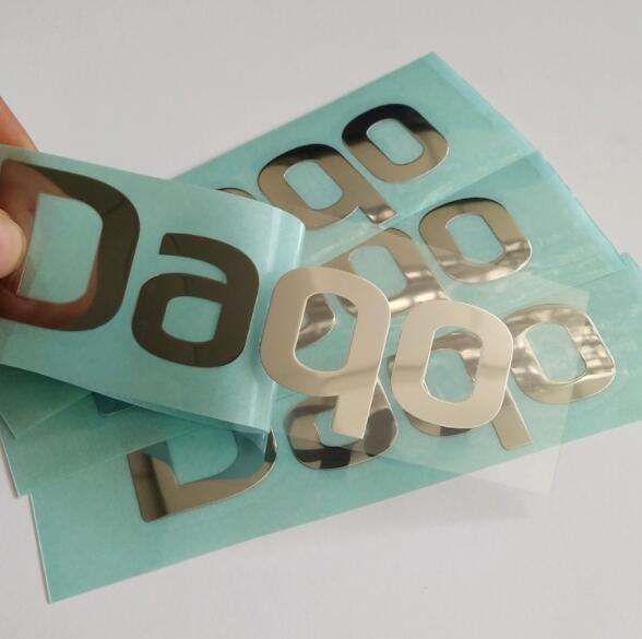 Cheap UV Transfer Self Adhesive Label Stickers Metal Material Customized Pattern for sale