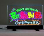 Flashing Illuminated Erasable Neon LED Writing Board Menu Table Sign with