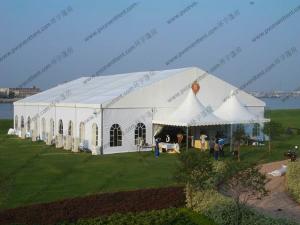 Best 20 x 25m White Wedding Event Tents , Outdoor Luxury Tent Wedding Ceremony wholesale