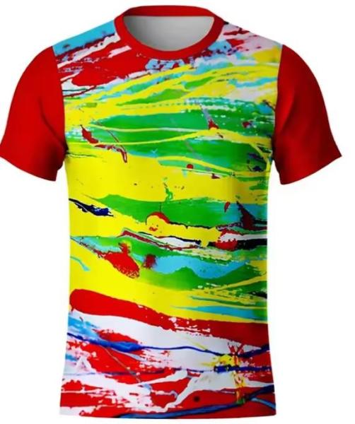 Cheap Custom Logo O-Neck Sublimation Printed T Shirts for sale