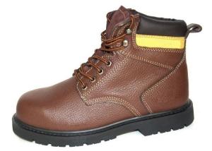 Best High Ankle Leather Comfortable Steel Toe Shoes  , 43'' Size Industrial Work Shoes wholesale