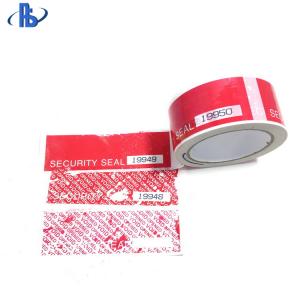 China Self Adhesive Non Residue Security Labels Recyclable Package Use on sale
