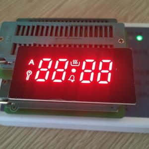 Best 4 Digit 7 Segment Numeric Display Ultra Red 10.7mm Character Height For Gas Cookers wholesale