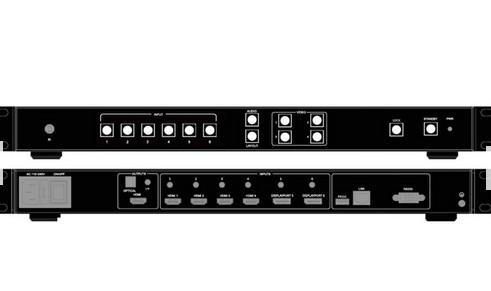 Cheap Quad Screen Multiview Processor 60Hz Media Presentation Switcher for sale