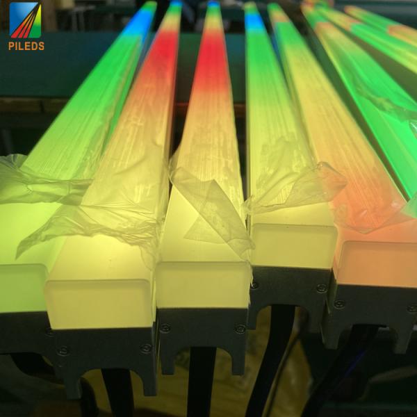Cheap RGB DMX SPI Geometry LED Pixel Tube Lights For Stage Event Lighting for sale