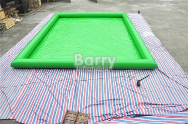 Cheap Green Customized Large Portable Water Pool PVC Tarpaulin Material Durable for sale