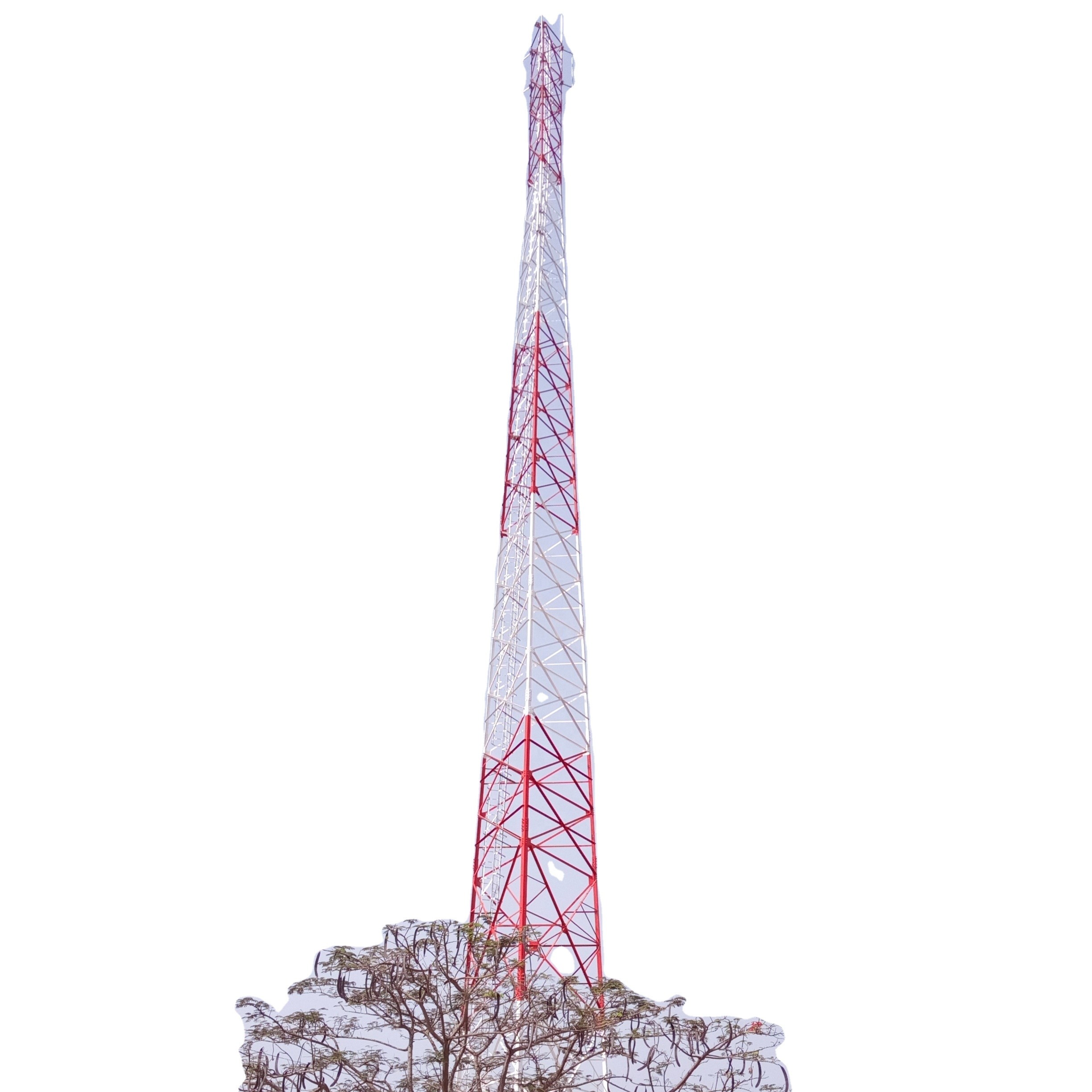 Buy cheap 4 Legged Galvanized ASTM A123 Angle Steel Tower Communication Radio Wifi Gsm from wholesalers