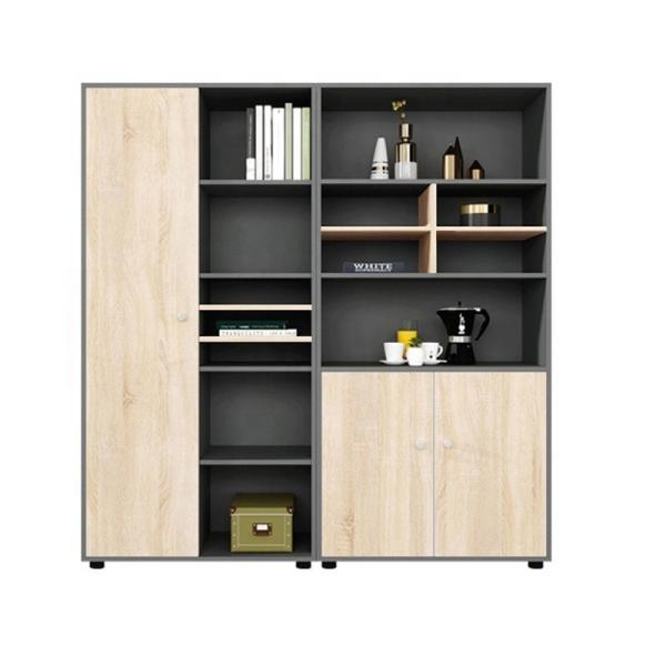 Cheap Data Storage Wooden File Combination Bookcase for Simple Design Style Office for sale