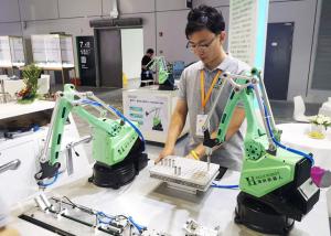 Industrial Hand Manipulator 4 Axis Loading And Unloading Robot Arm
