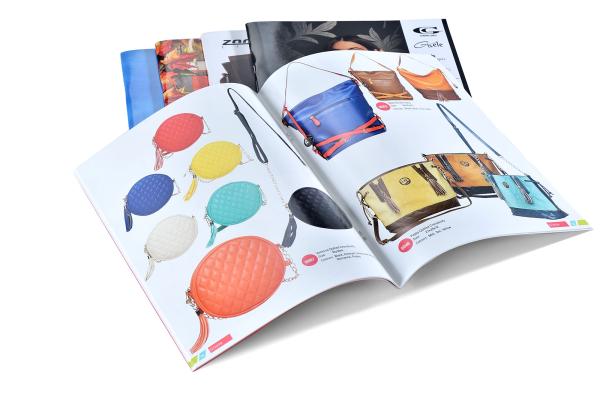 Cheap Offset Custom Catalog Printing Saddle Stitch Binding Debossing for sale
