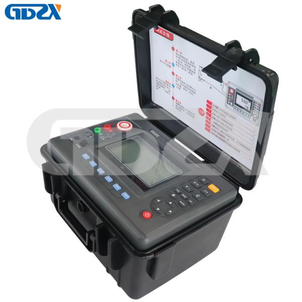 Cheap ZX2677F Digital Megohmmeter LCD Screen Gray Backlight Display 12KV Output Voltage for sale