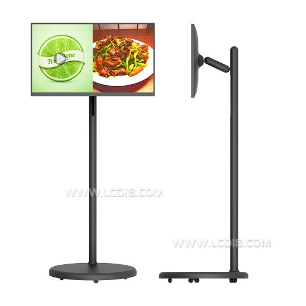 Cheap Touch Mobile TV Screen Stand Battery Inbuilt With Android Google Tik Tok Display for sale