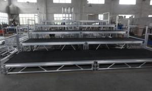 China Toughened Glass Movable Stage Platform / Temporary Stage Platforms on sale
