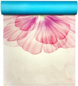 China Wholesale OEM Premium Print Yoga Mat for Women Non Slip Exercise Mat with Carrying Strap & Mat Bag on sale