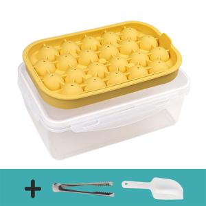 China Round Ice Cube Tray 2 Pack BPA Free Silicone Flexible Easy Release Small Ice Ball Maker Mold For Whiskey, Cocktail on sale