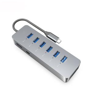 China 10gbps Usb C Hub Usb 3.0 Splitter Usb A Expander Portable Multiport Data Hub For Laptop Imac Pro on sale