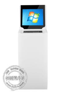 Best 21.5 Inch PCAP Touch Screen Kiosk Financial Bank Windows Self Service With Keyboard wholesale