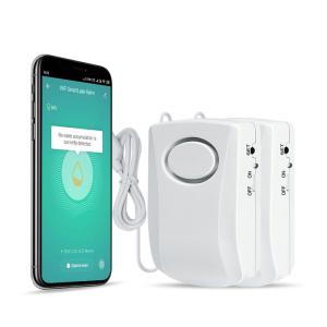 China FCC Certificate Smart Home Water Leak Detector , Tuya Water Leak Sensor on sale