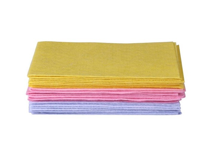 Multi - Purpose Non Woven Polyester Viscose Fabric Clean Cloth Super Absorbent