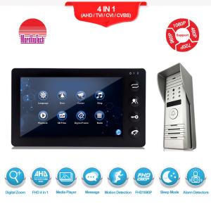 Best CE FCC Rohs 4 wire video door bell with motion detection home security video intercom system wholesale