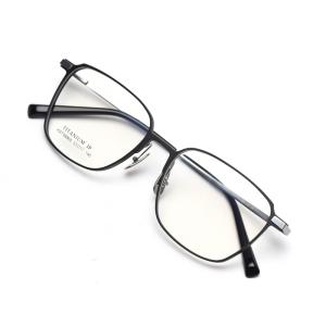 China Designer Plain Lens Glasses Spectacle Optical Metal Glass Frame Eyeglasses on sale