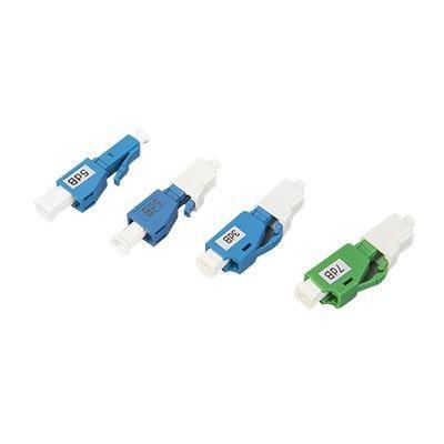 Cheap LC UPC Fiber Optic Attenuator 5dB 7dB 10dB 15dB 20dB Blue for sale