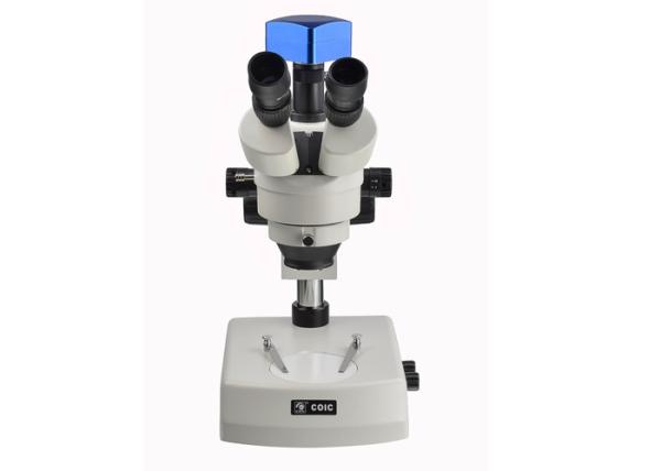 Cheap Lab Stereo Optical Microscope Trinocular Stereo Zoom Microscope With Digital Camera for sale