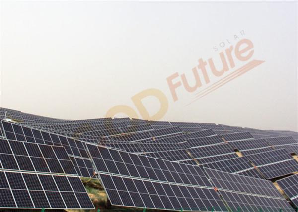 Cheap 500KW 1 Axis Horizontal Single Axis Tracker With 90 Modules Galvanized for sale