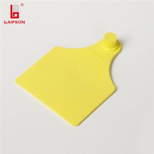 China LAIPSON  No Snag Long Neck Blank Laser Printing UHF Calf Rfid Uhf Tag , Rfid Cow Tags on sale